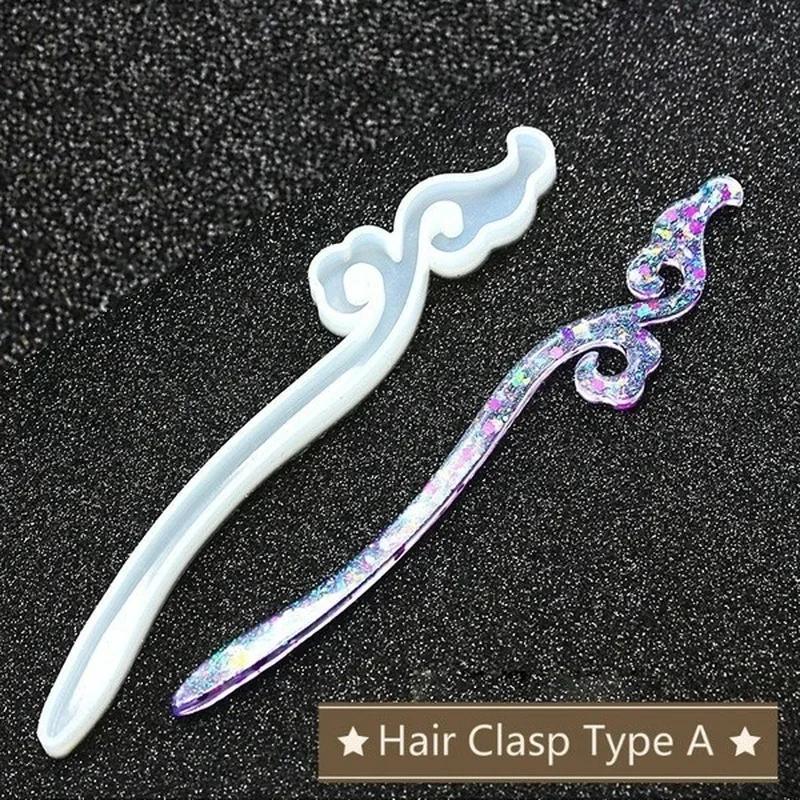 New Transparent Hairpin Silico - Jewelry Making For Adults ulasan dan harga