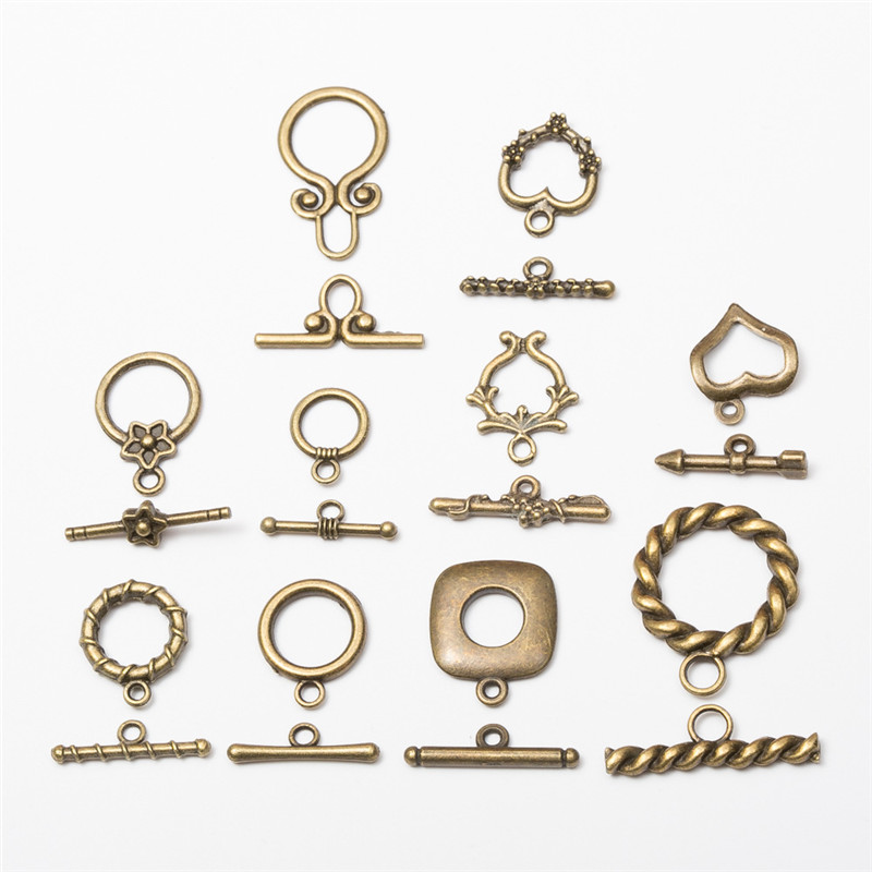 10set Alloy Metal OT Toggle Cl - Toggle Clasp Gold ulasan dan harga