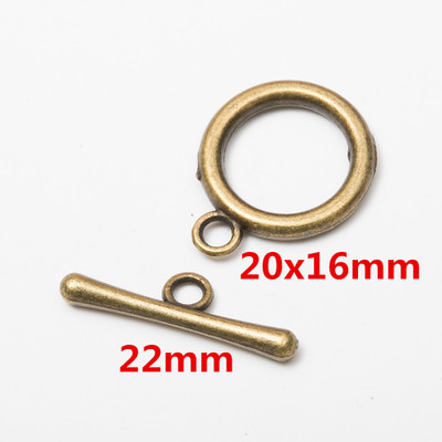10set Alloy Metal OT Toggle Cl - Toggle Clasp Gold ulasan dan harga