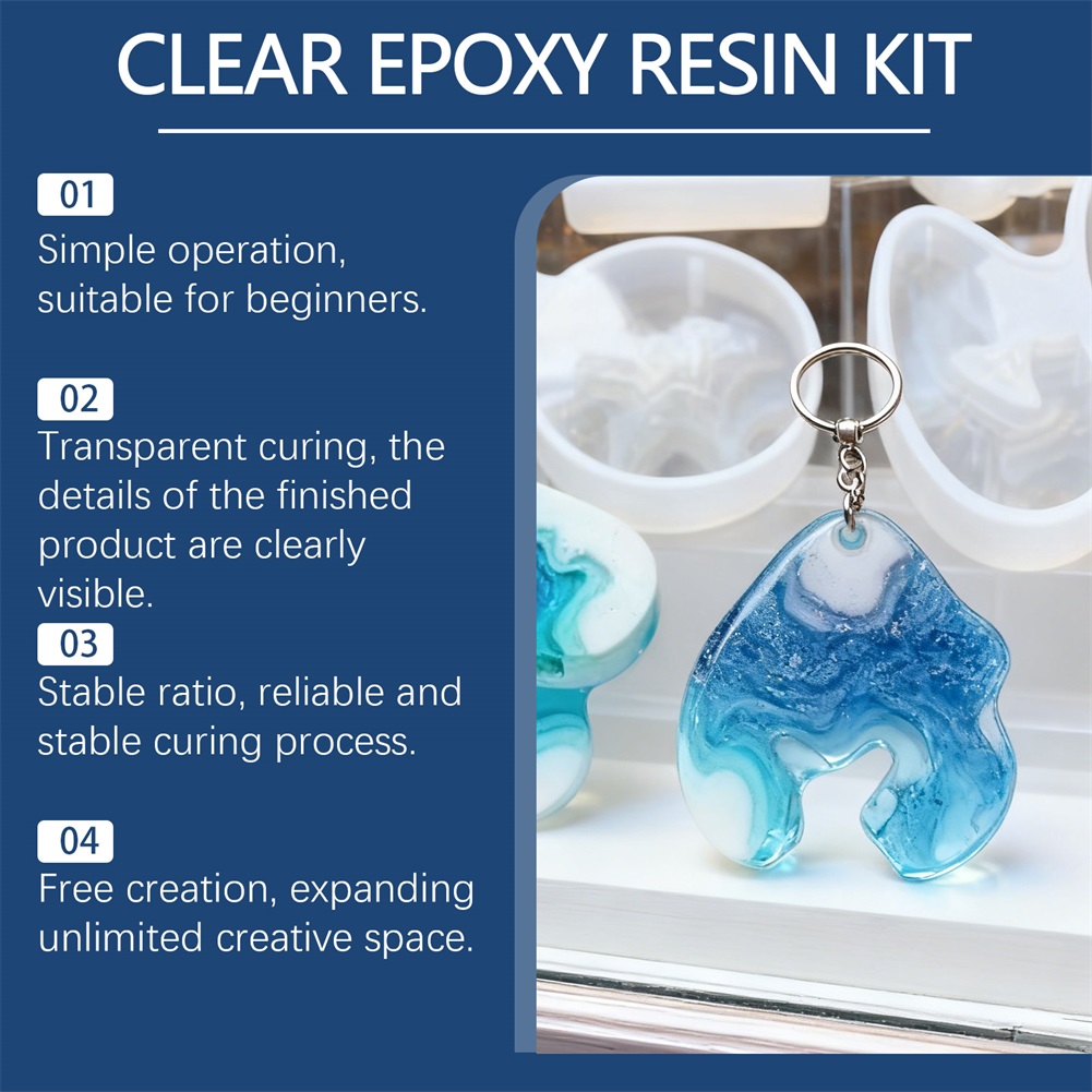 DIY Crystals Clear Epoxys Resi - Resin Mold Jewelry ulasan dan harga