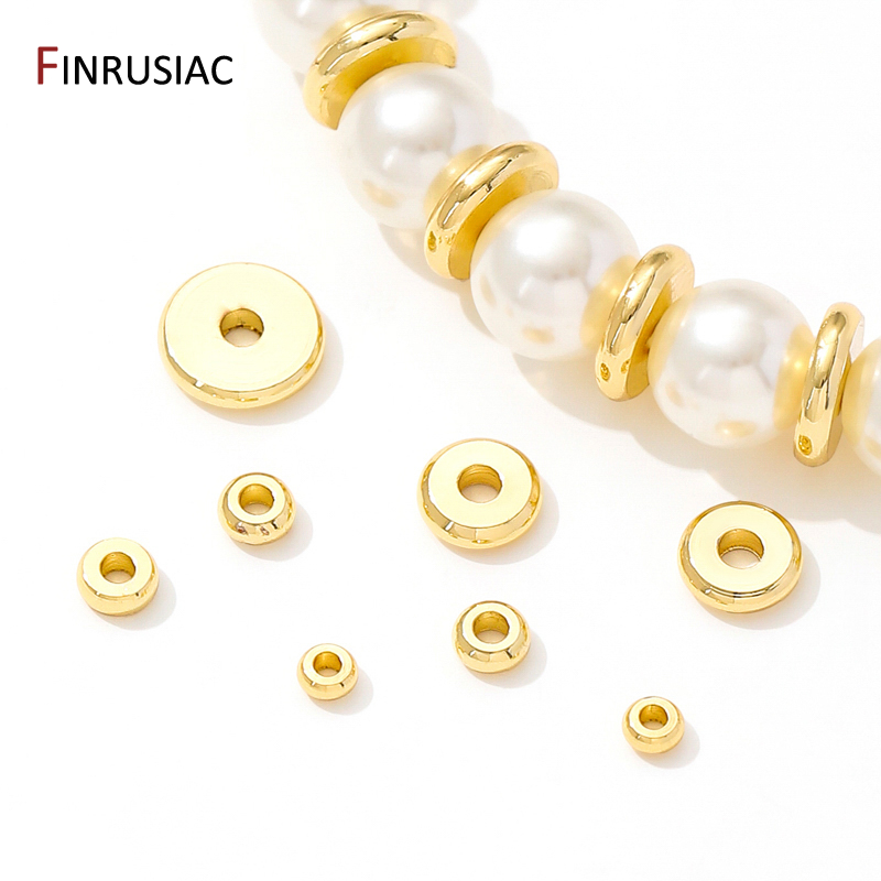 18K Gold Plated Brass Flat Spa - Jewelry Making Items ulasan dan harga