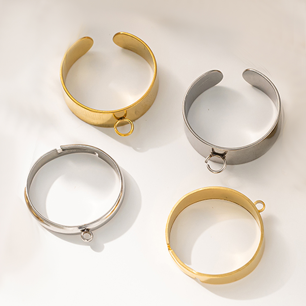5pcs/Lot Stainless Steel Gold  - Jewelry Making For Adults ulasan dan harga