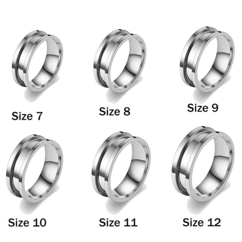 5pcs 7/8/9/10/11/12 Ring Core  - Jewelry Making For Adults ulasan dan harga