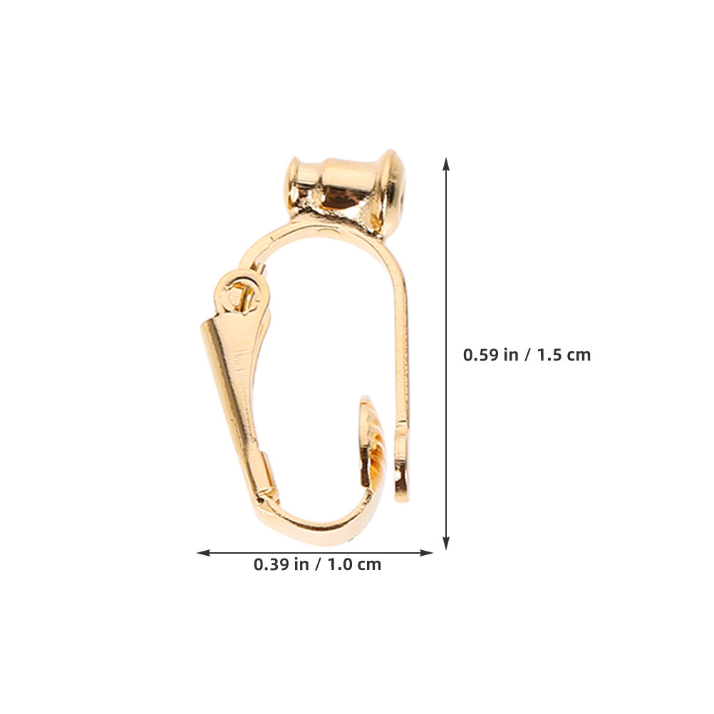 40Pcs Earring Clip Converter N - Jewelry Making For Adults ulasan dan harga