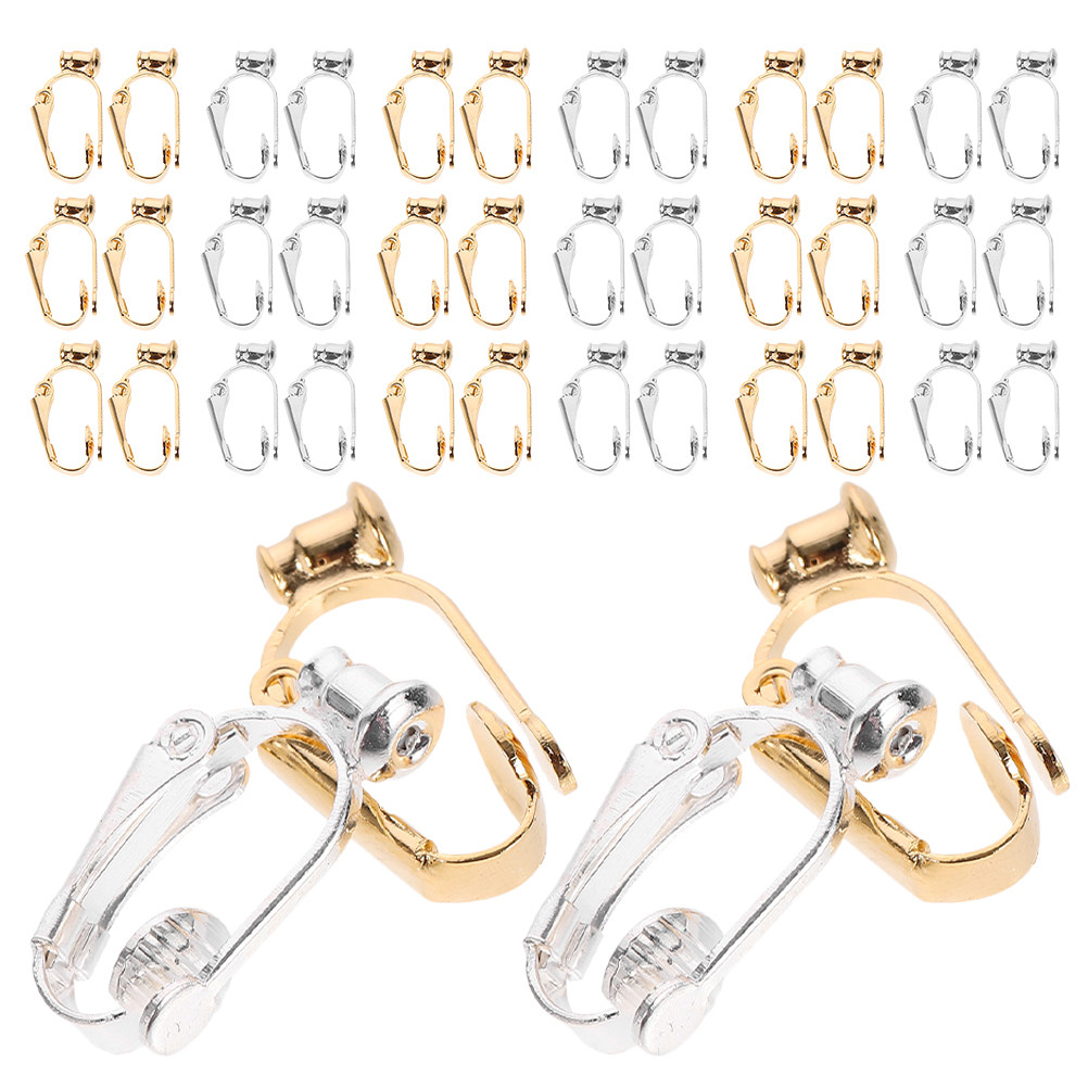 40Pcs Earring Clip Converter N - Jewelry Making For Adults ulasan dan harga