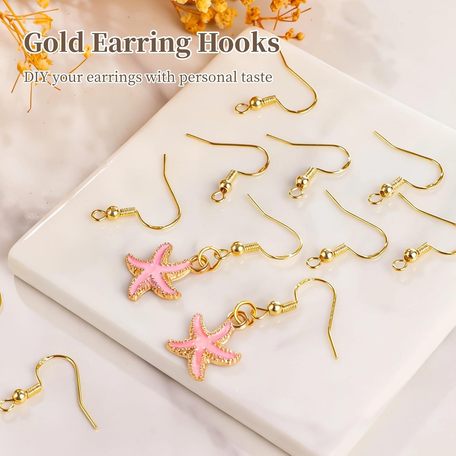50pcs Gold Plated 925 Silver T - Jewelry Making Gold Wire ulasan dan harga