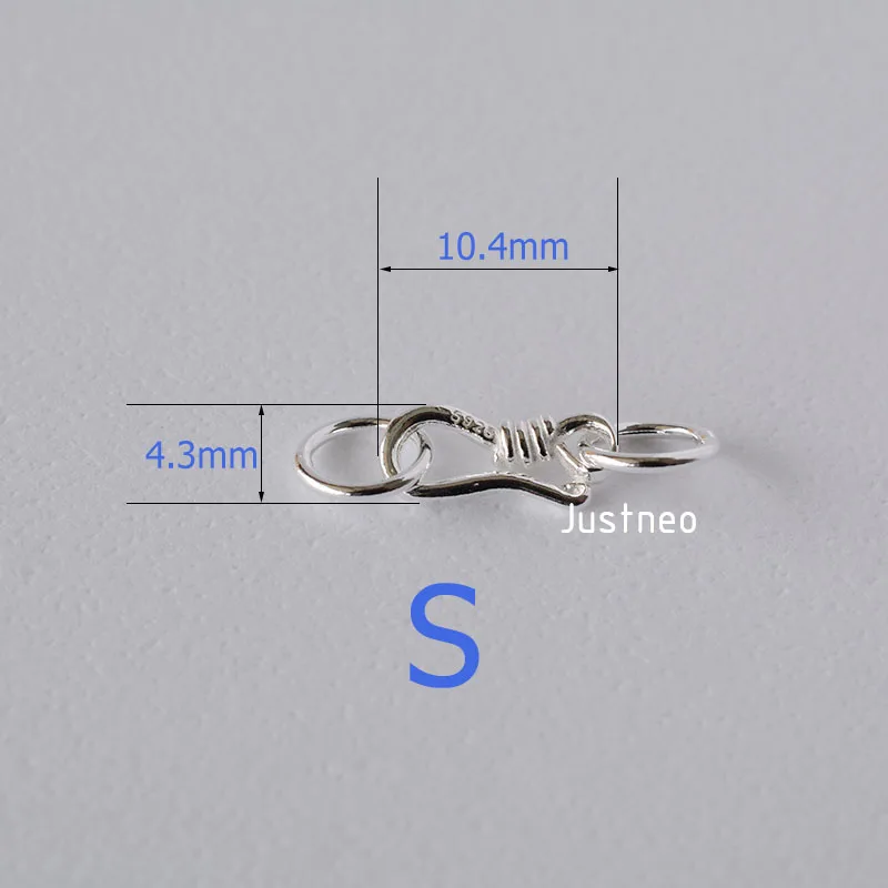 Sterling Silver S Hook & Eye F - Toggle Clasp Gold ulasan dan harga