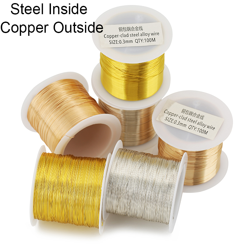 100meters Copper Stainless Ste - Jewelry Making With Copper Wire ulasan dan harga