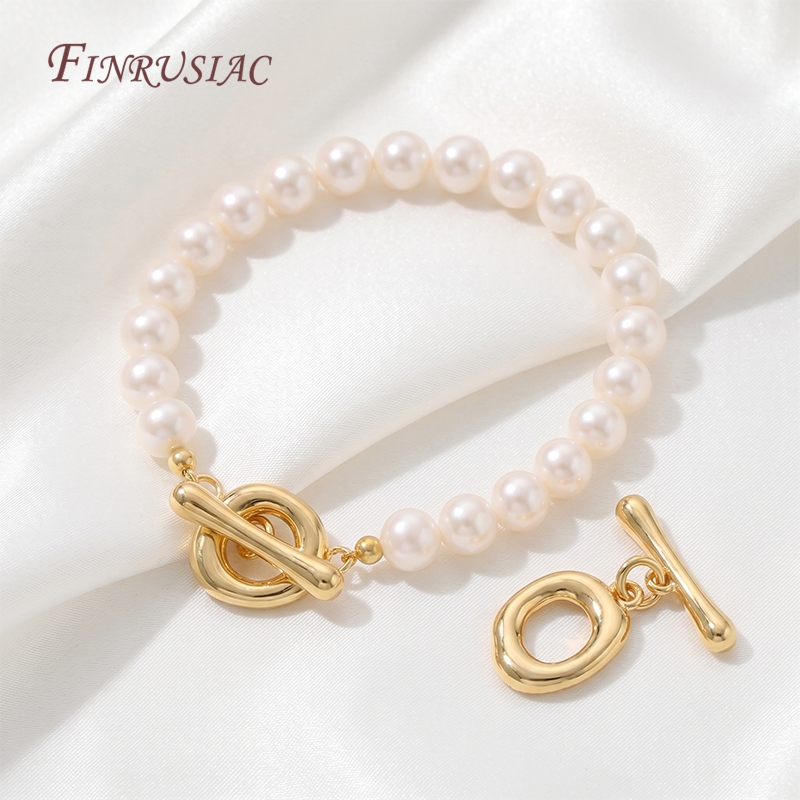 18K Gold Plated Irregular Oval - Toggle Clasp Gold ulasan dan harga