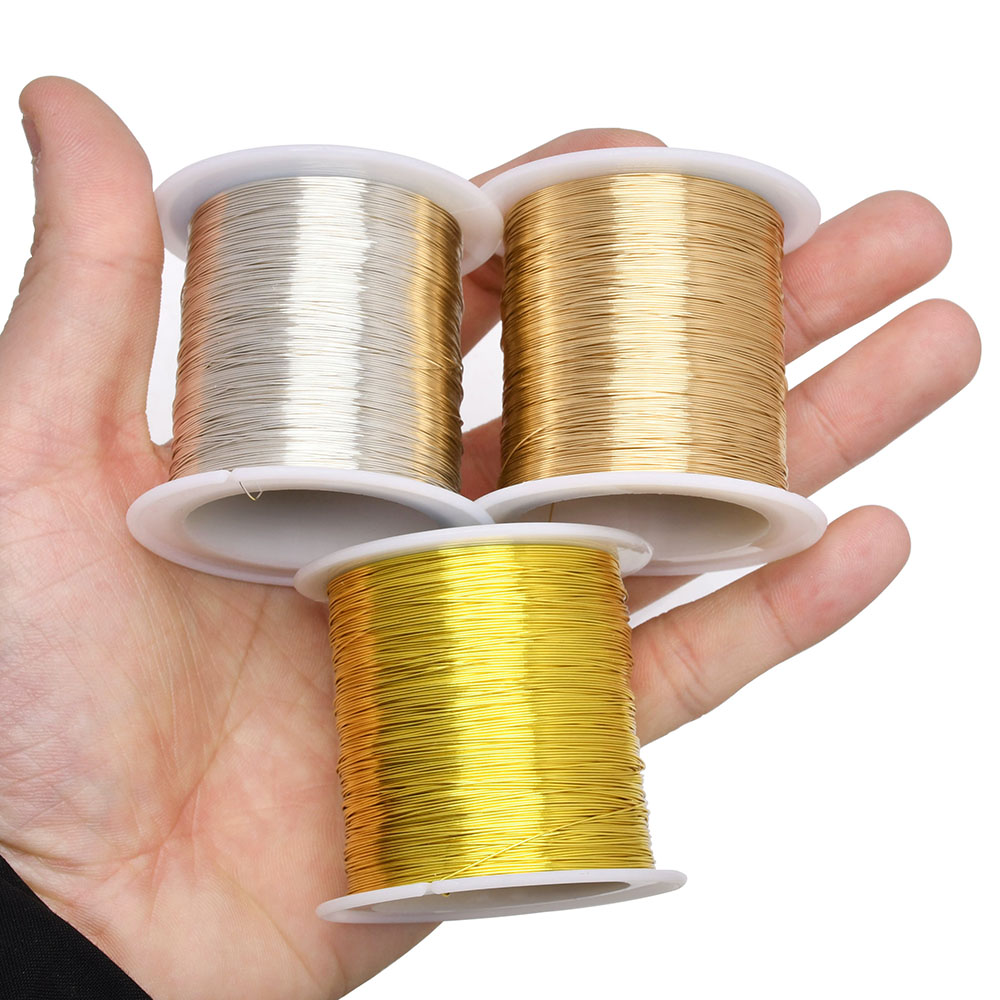 100m/328ft Fadeless Copper Cla - Jewelry Making With Copper Wire ulasan dan harga