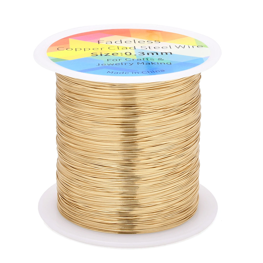 100m/328ft Fadeless Copper Cla - Jewelry Making With Copper Wire ulasan dan harga