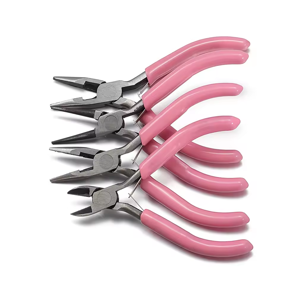 Pink Color Splicing And Fixing - Jewelry Plier Set ulasan dan harga