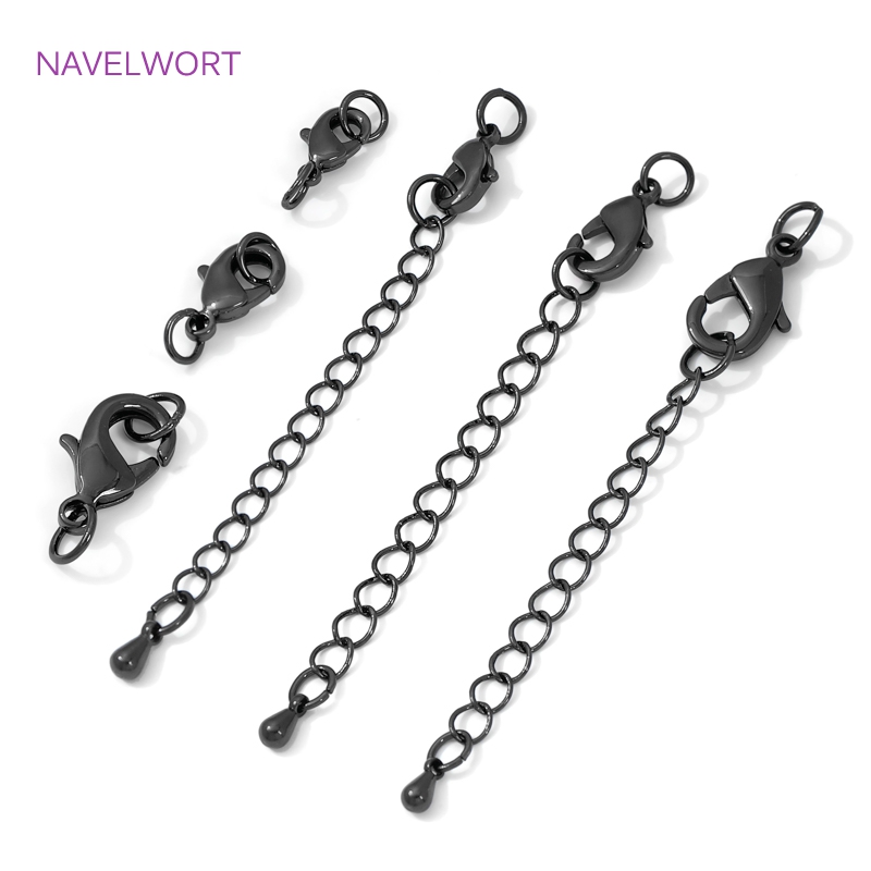 Black Color Brass Lobster Clas - Jewelry Making Items ulasan dan harga